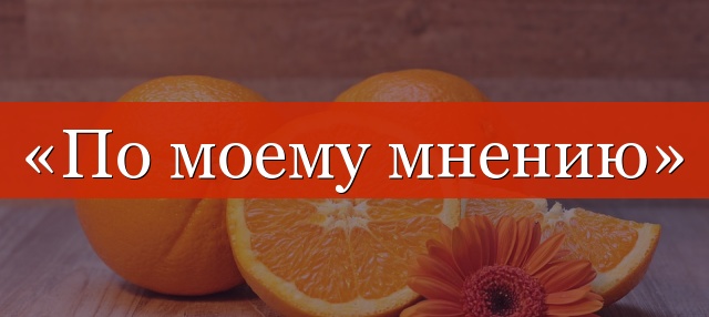 «По моему мнению» отделяется запятой или нет?