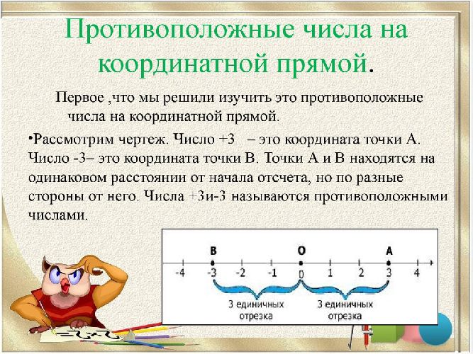 Сложение чисел с разными знаками