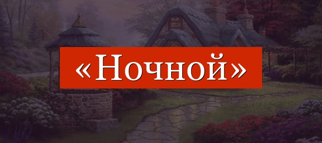 Фонетический разбор слова «ночной»