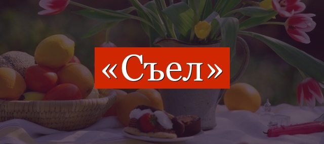 Фонетический разбор слова «съел»