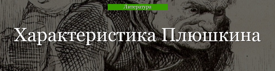 Характеристика Плюшкина