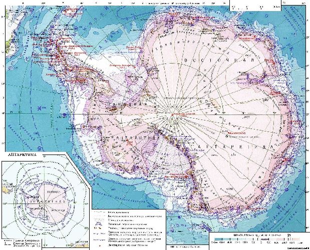 Крайние точки Антарктиды