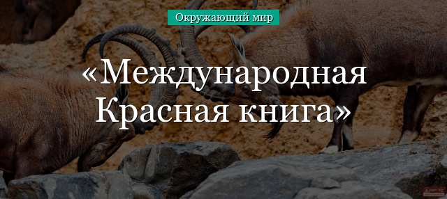 Международная Красная книга