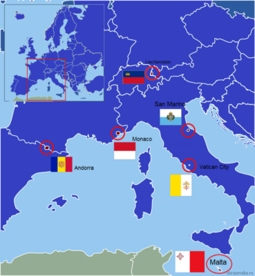 Микрогосударства Зарубежной Европы