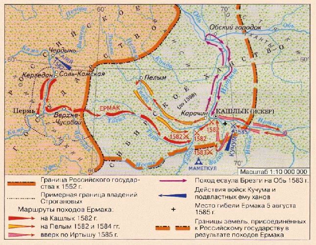 Покорение Сибири Ермаком