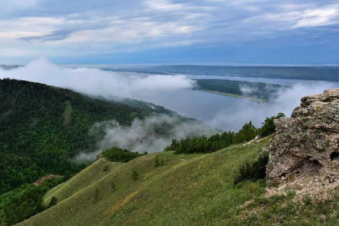 Рельеф Поволжья