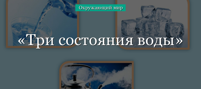 Три состояния воды