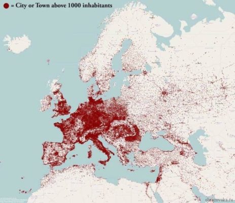 Урбанизация Зарубежной Европы